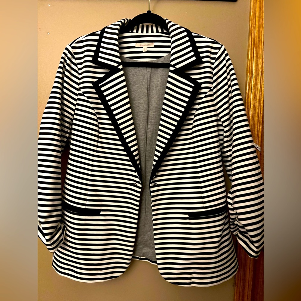 Hawthorne 41 striped blazer XL stitch fix